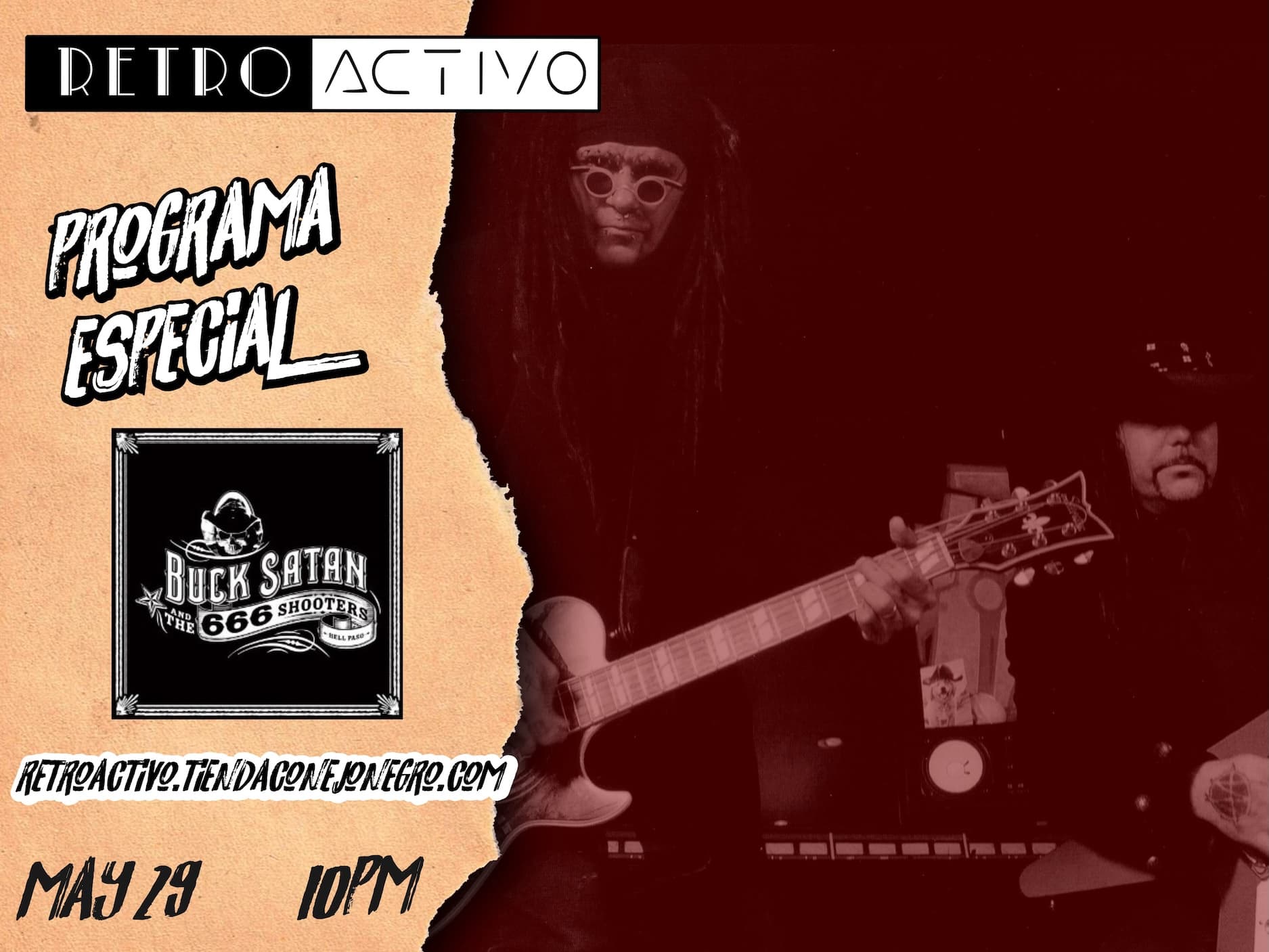 Cover Image for Buck Satan and the 666 Shooters – «Bikers Welcome Ladies Drink Free»