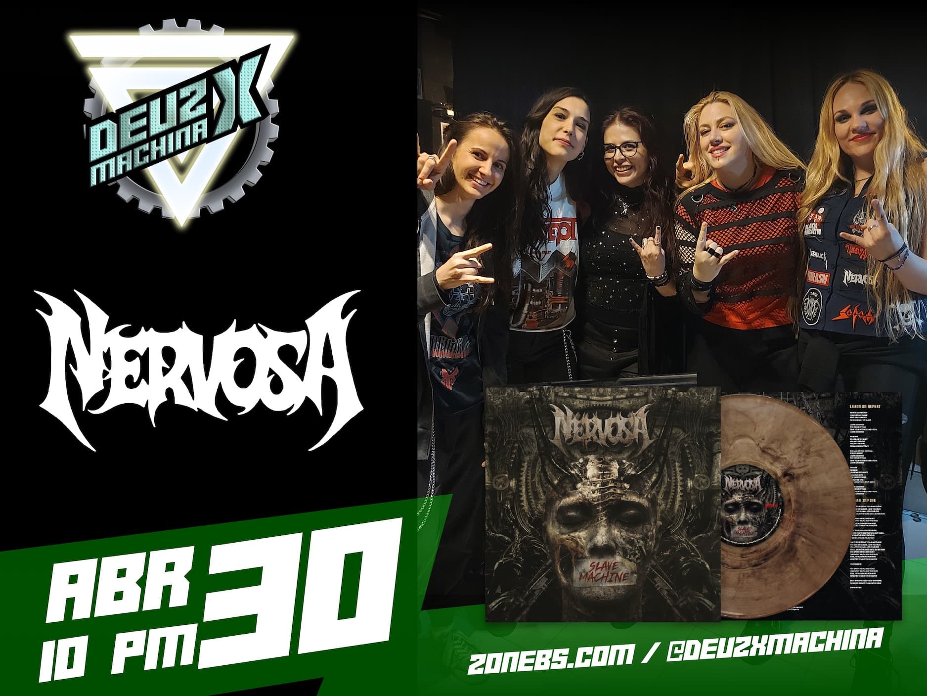 Cover Image for Nervosa – Slave Machine